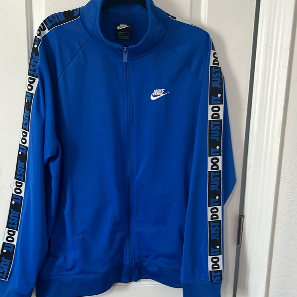 Men’s Nike Royal Blue Just Do It Logo Track Jacket